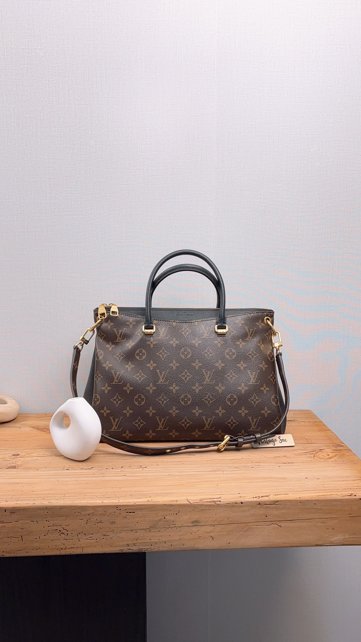 LV Monogram Pallas MM Tote