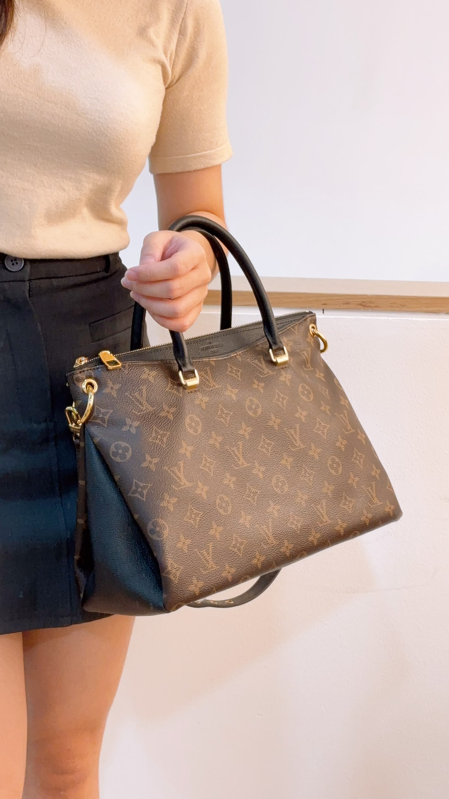 LV Monogram Pallas MM Tote