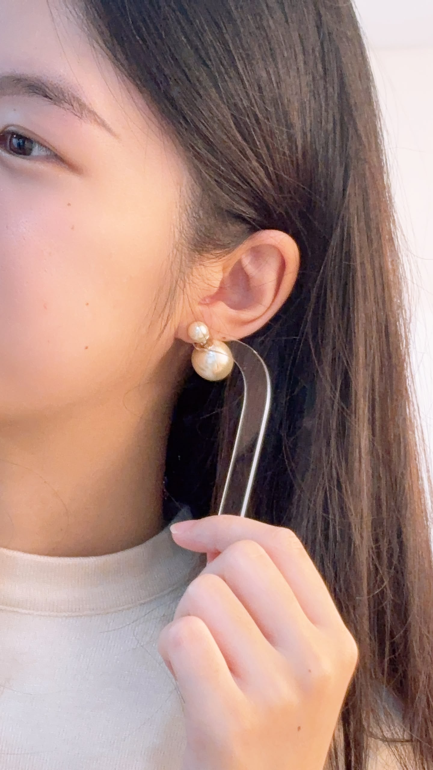 Dior Tribales Pearl Earrings