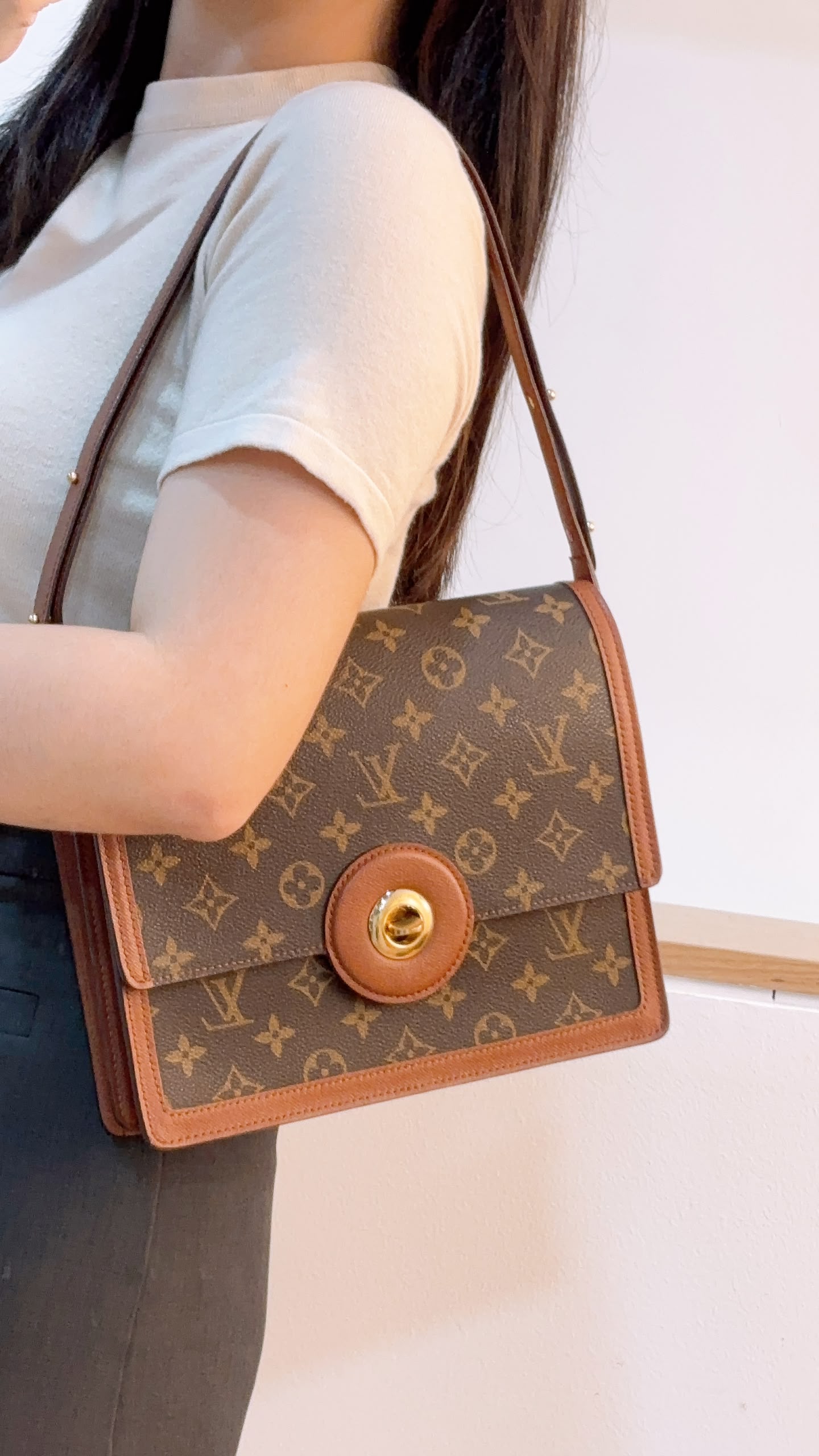 LV Monogram Raspail Shoulder Bag