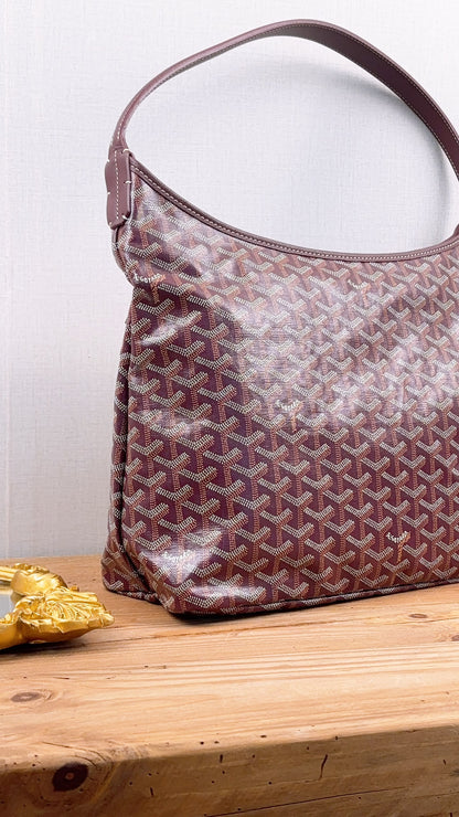 Goyard Burgundy Boheme Hobo