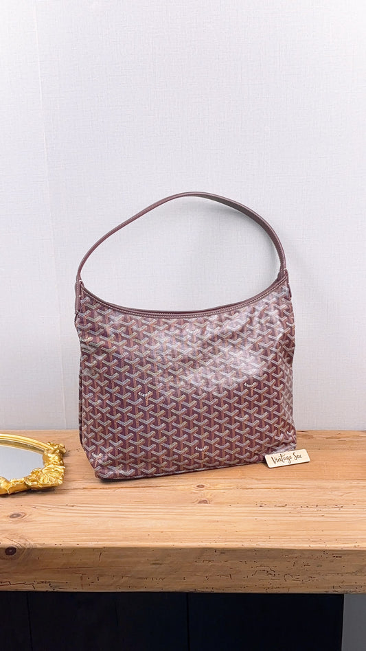 Goyard Burgundy Boheme Hobo