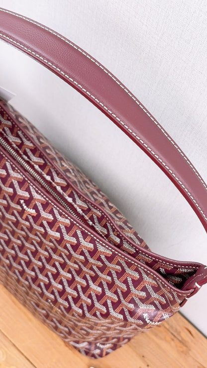 Goyard Burgundy Boheme Hobo