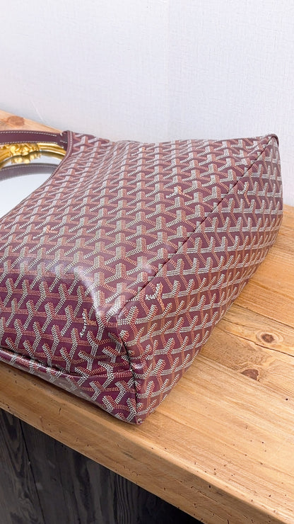Goyard Burgundy Boheme Hobo