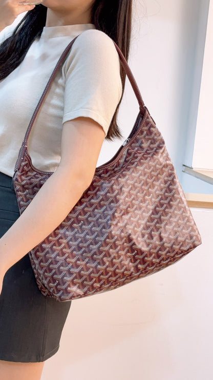 Goyard Burgundy Boheme Hobo