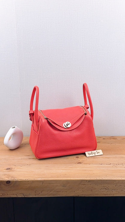 Hermes Rouge de Coeur Lindy 26 (PHW)