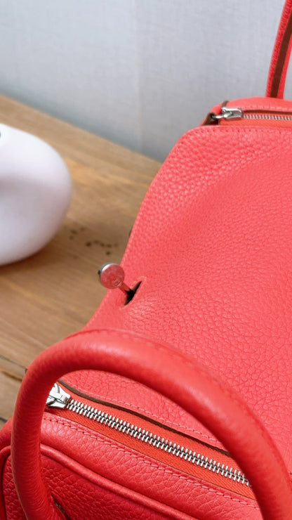 Hermes Rouge de Coeur Lindy 26 (PHW)