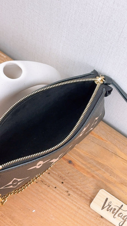 LV Black / Creme Empreinte Mini Pochette