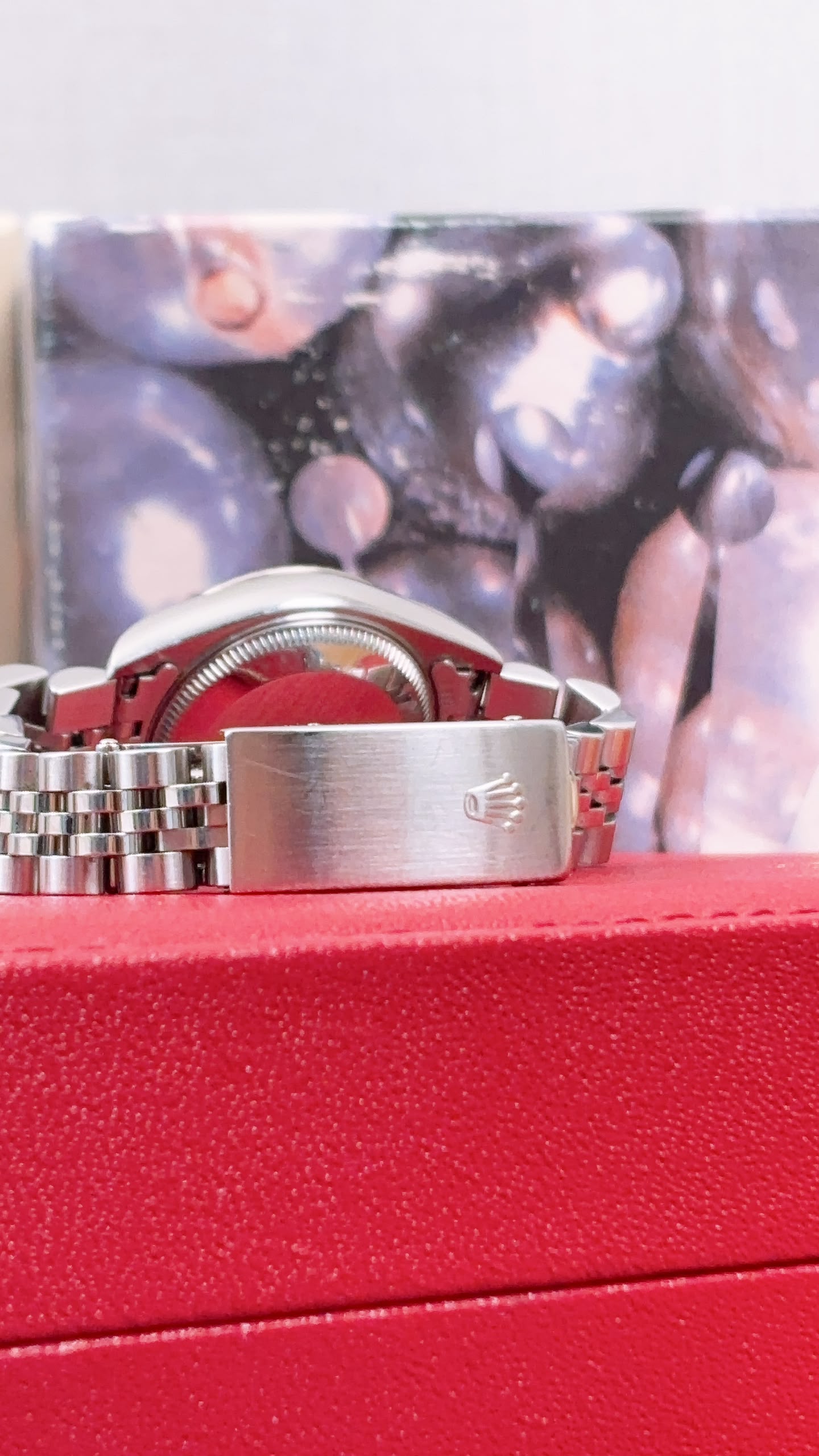 Rolex Steel Black Lady Datejust 26mm Auto Watch 69174