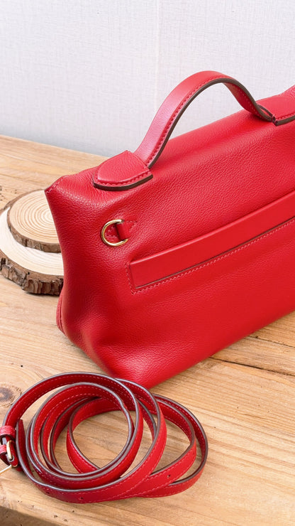 Hermes Rouge Piment Mini 2424 (GHW)