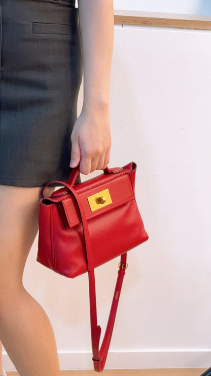 Hermes Rouge Piment Mini 2424 (GHW)