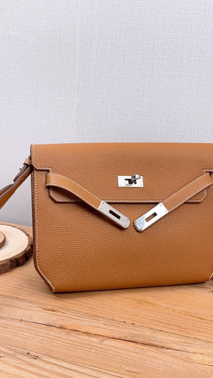 Hermes Gold Kelly Depeches 25 (PHW)