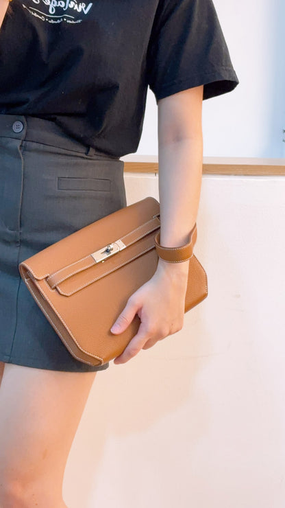 Hermes Gold Kelly Depeches 25 (PHW)
