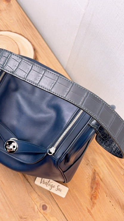 Hermes Bleu Nuit x Bleu Marine Lindy 26 (PHW)