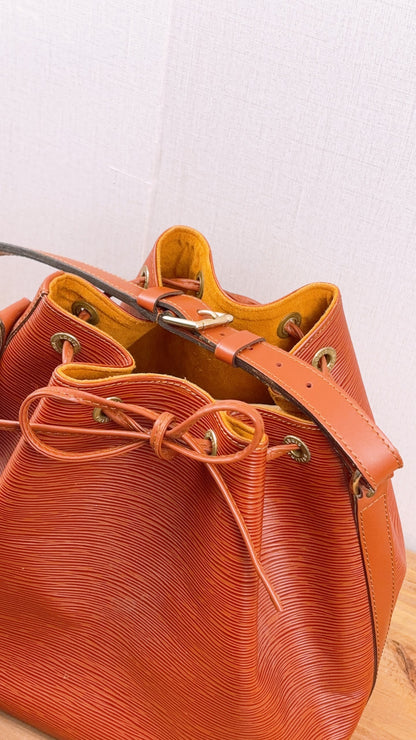 LV Brown Kenyan Fawn Epi Petit Noe