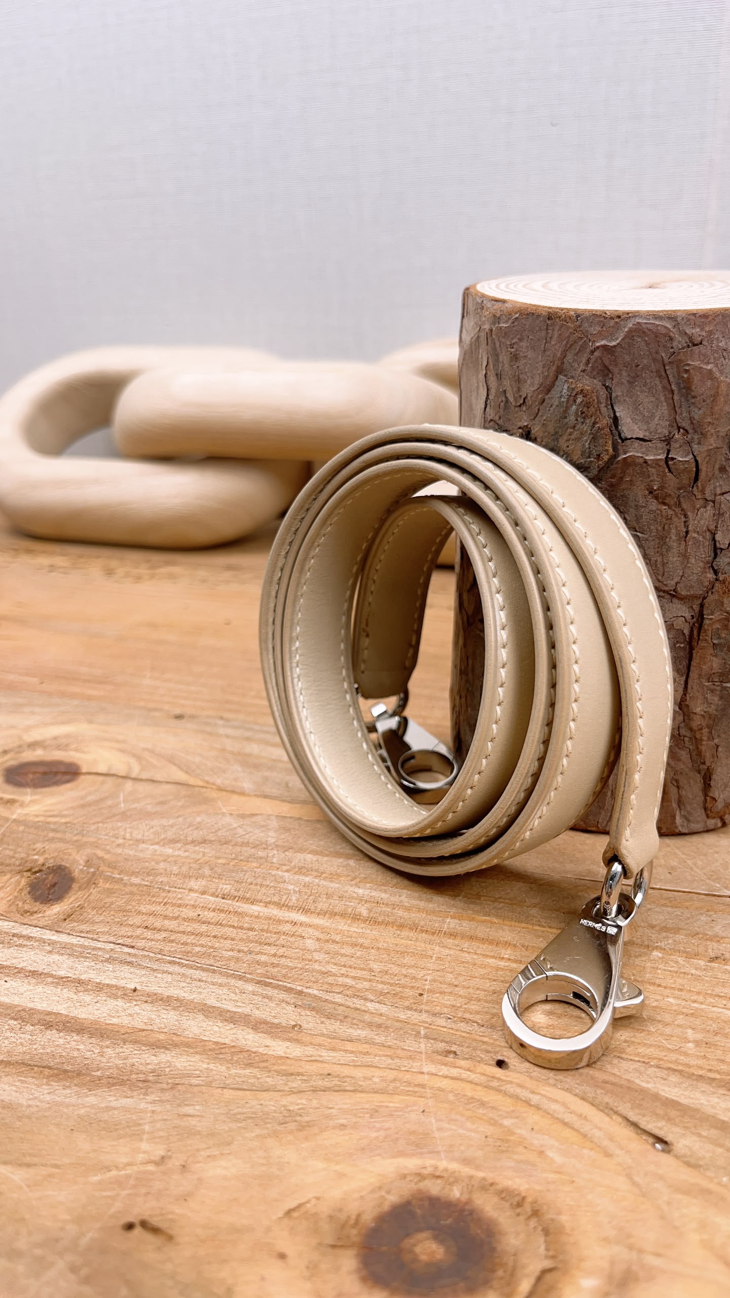 Hermes Beige Strap