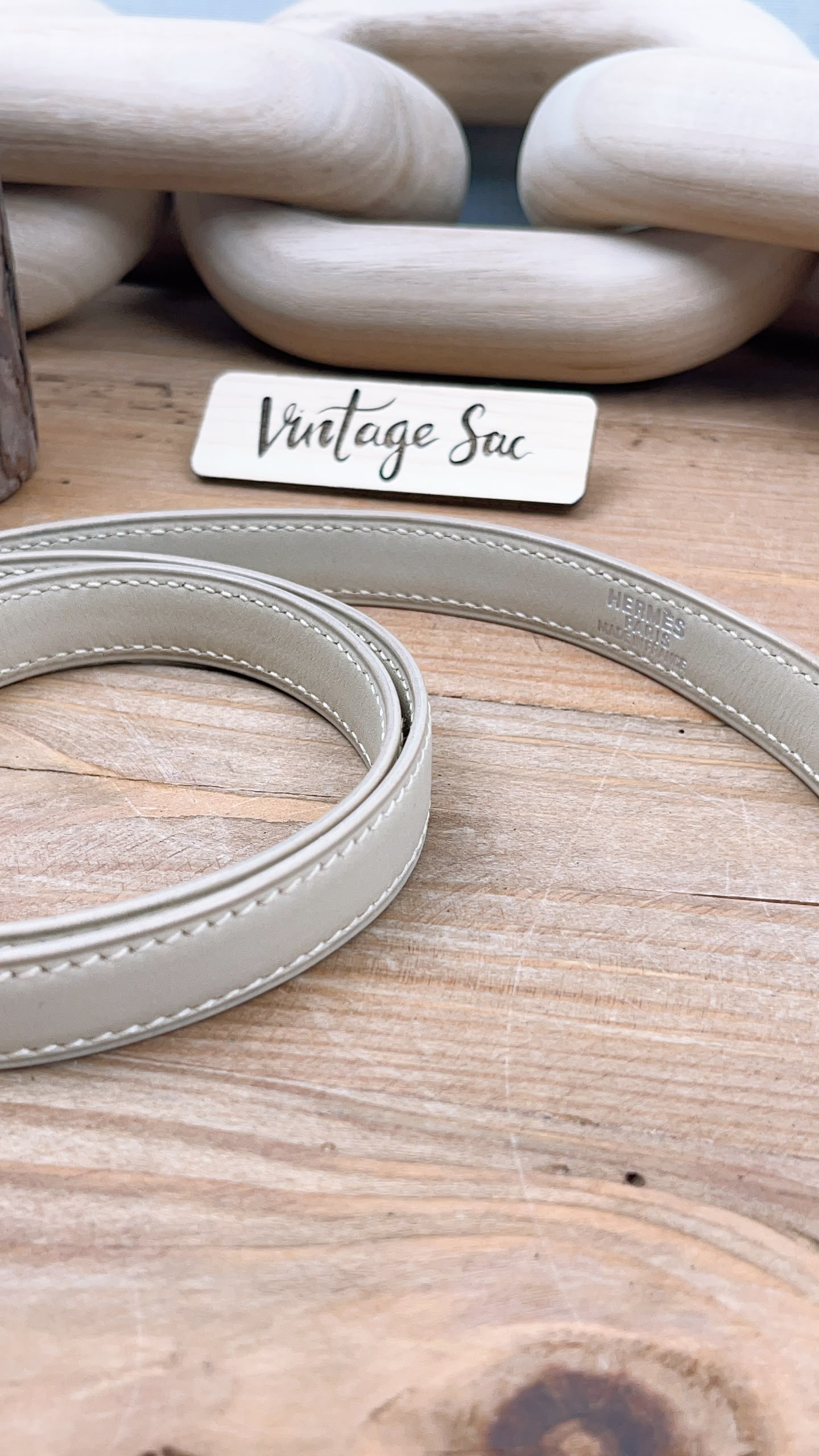 Hermes Beige Strap