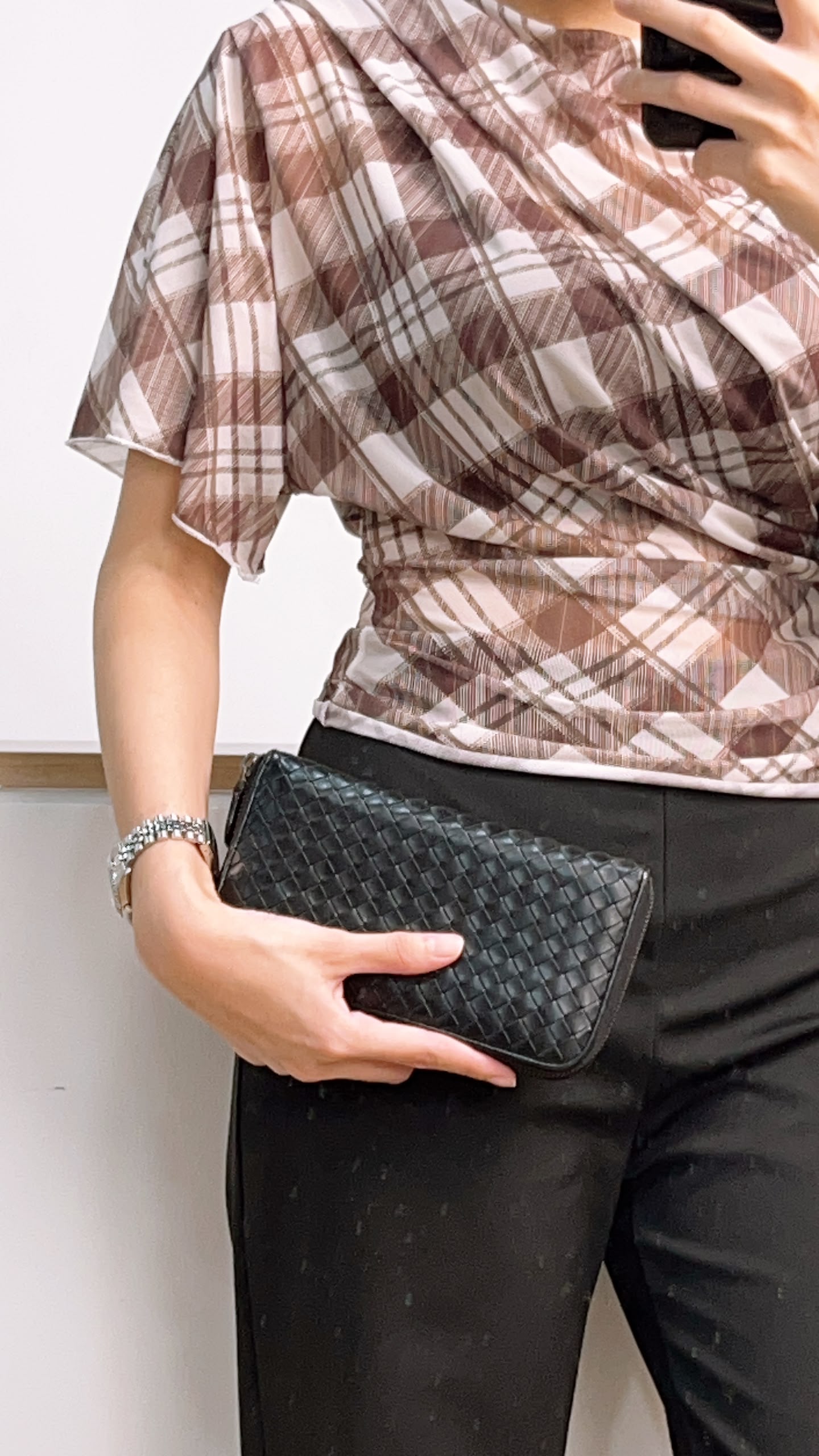 Bottega Veneta Black Nappa Intreciato Zip Wallet