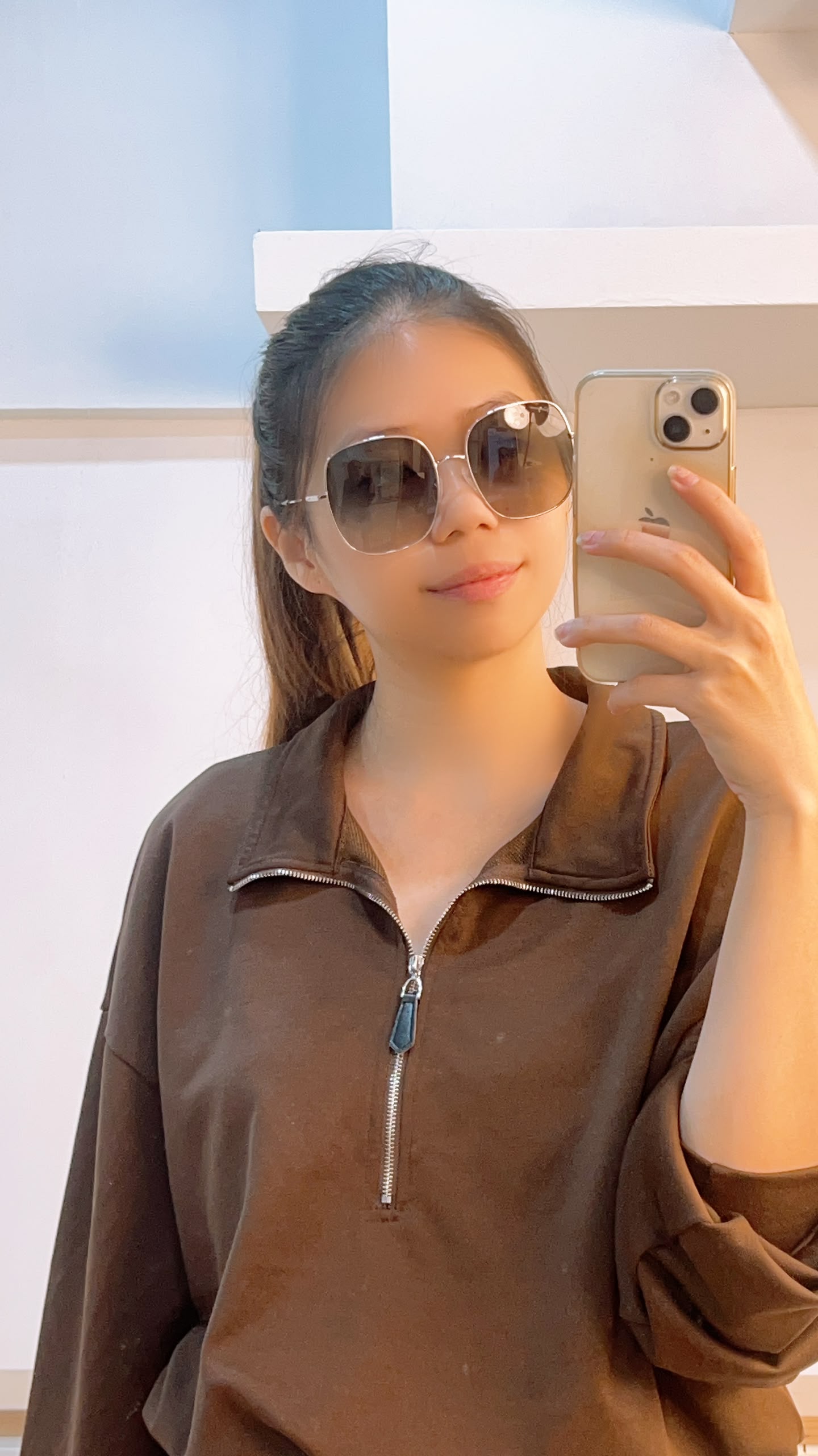 Ferragamo Gradient Square SF300s Sunglasses