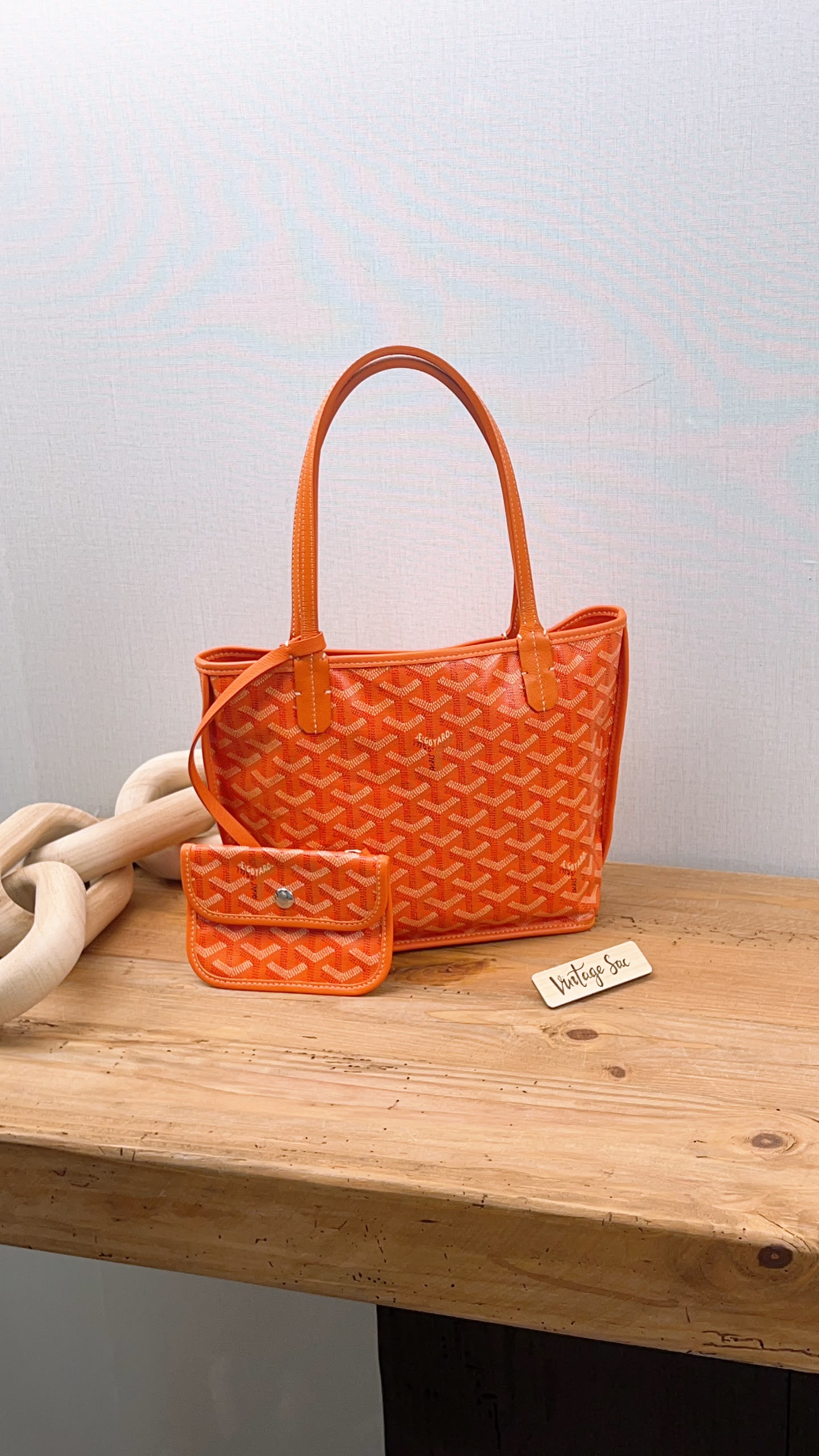 Goyard Orange Mini Anjou