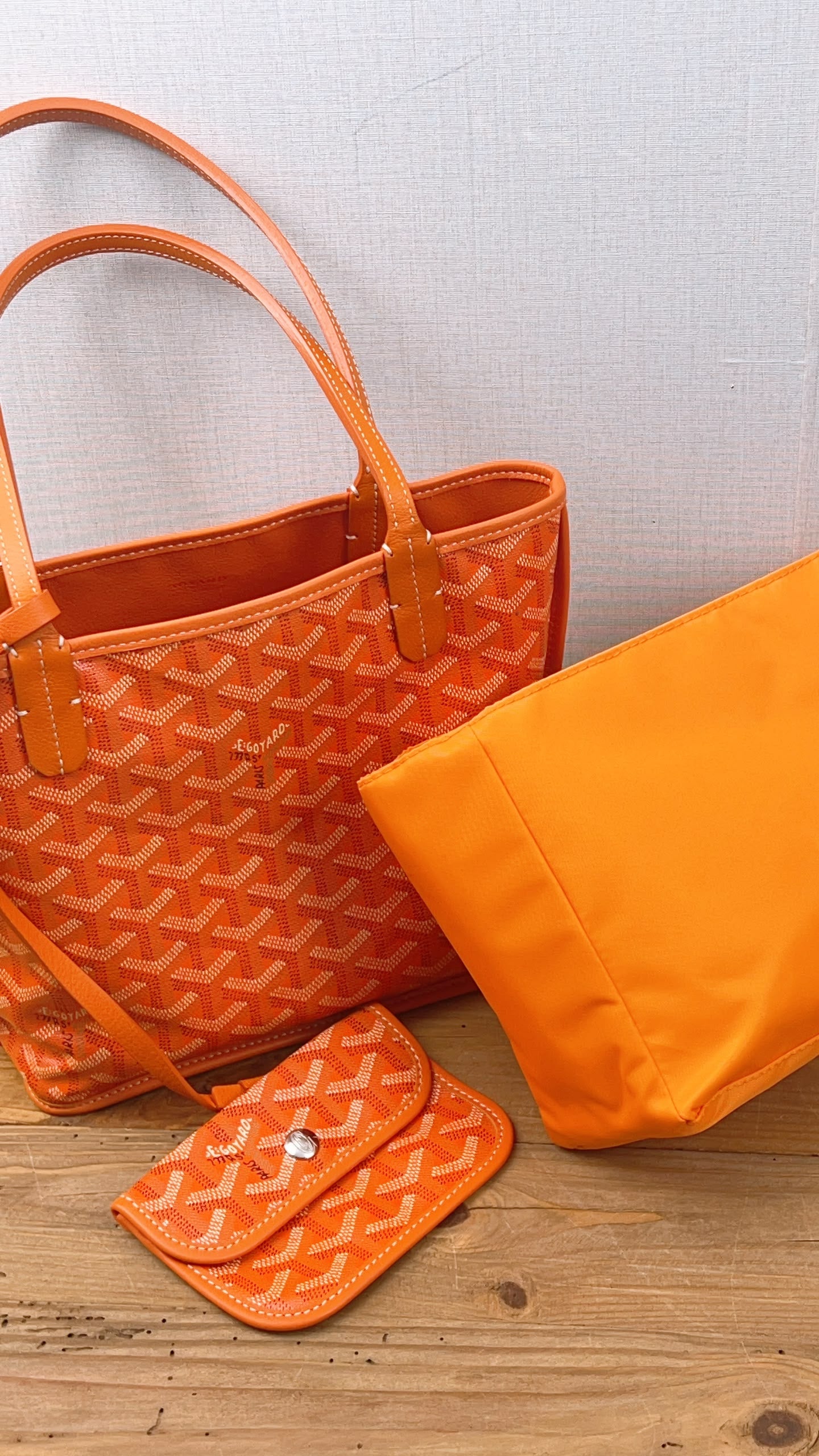 Goyard Orange Mini Anjou
