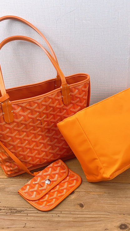Goyard Orange Mini Anjou