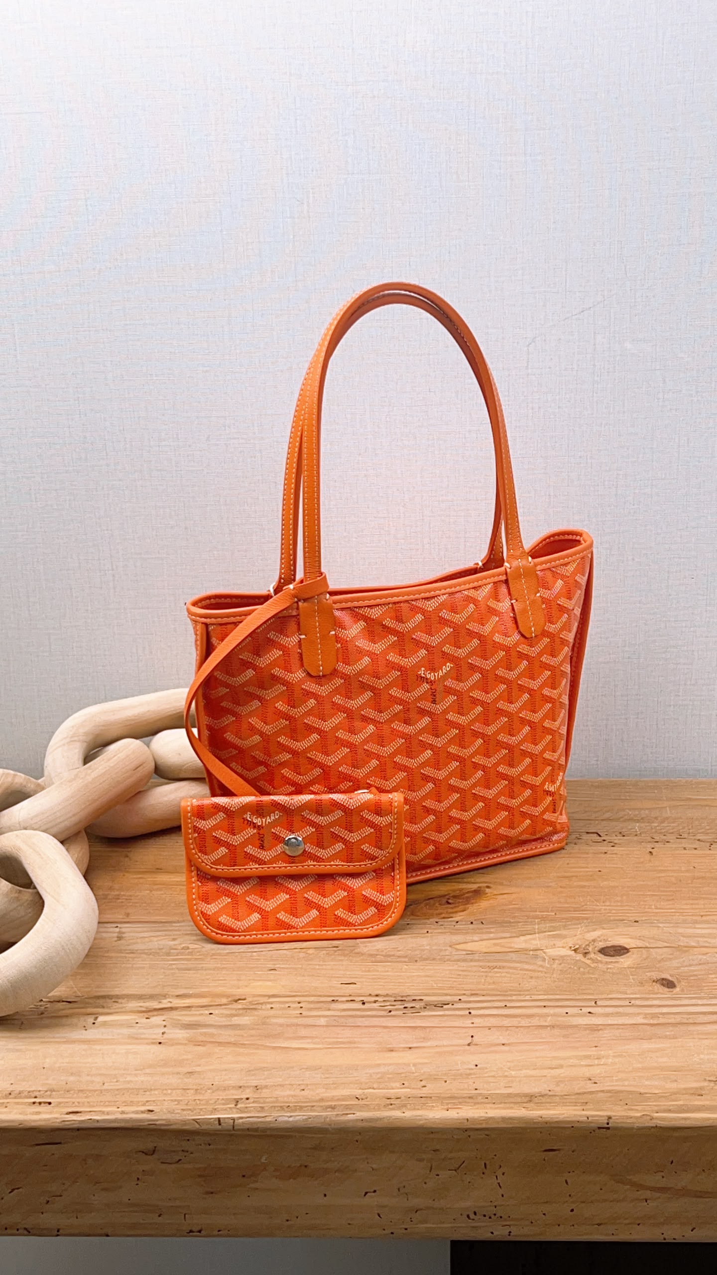 Goyard Orange Mini Anjou