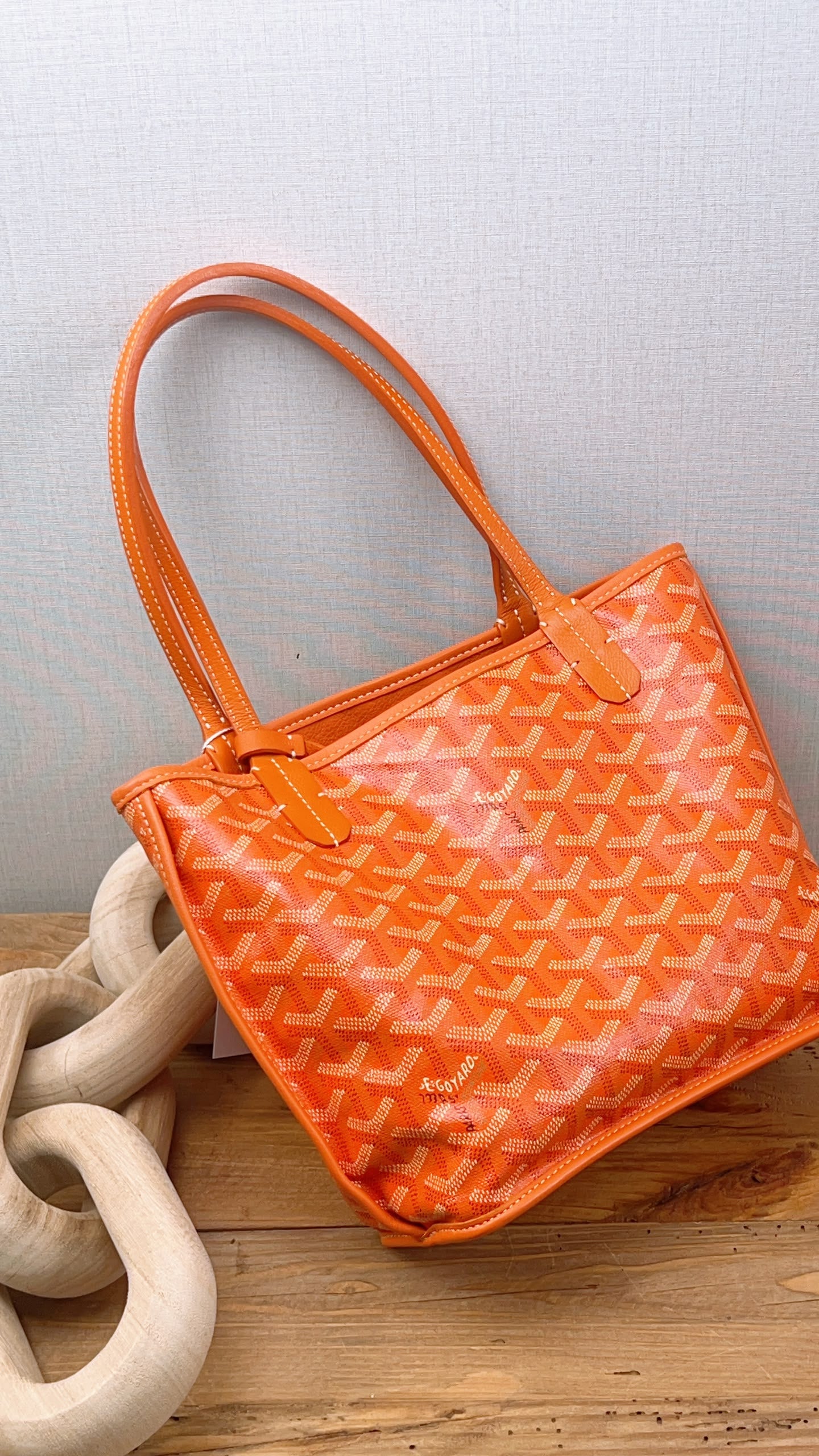 Goyard Orange Mini Anjou