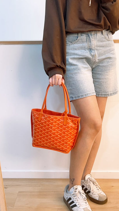 Goyard Orange Mini Anjou