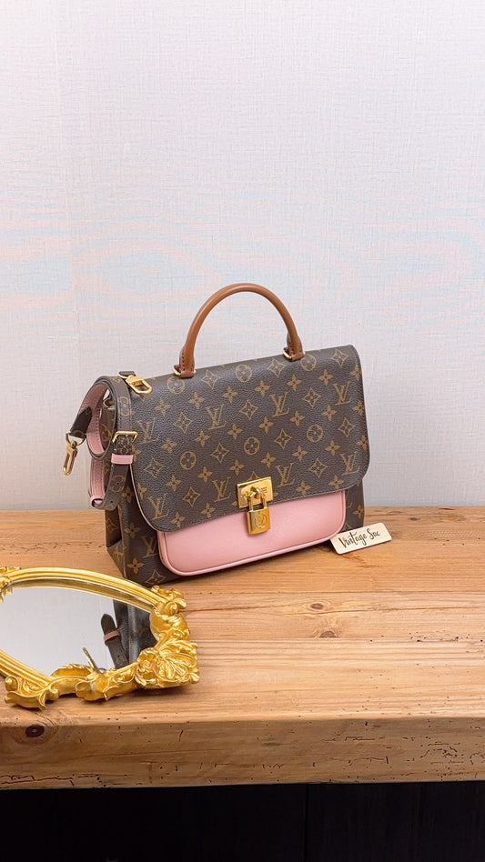 LV Monogram Pink Marignan Messenger Bag