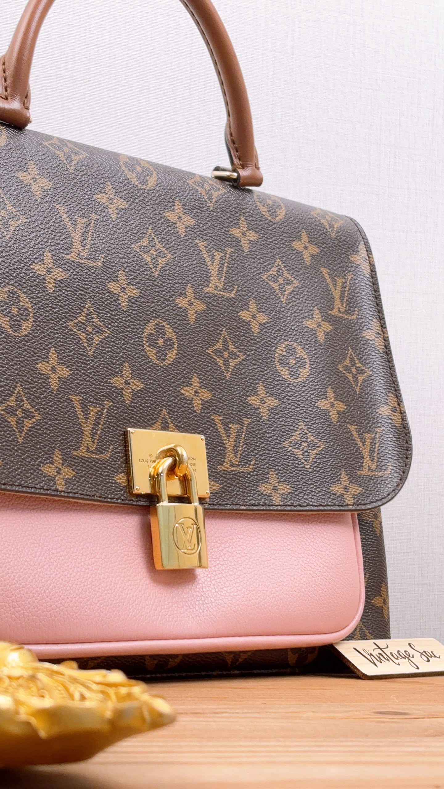 LV Monogram Pink Marignan Messenger Bag