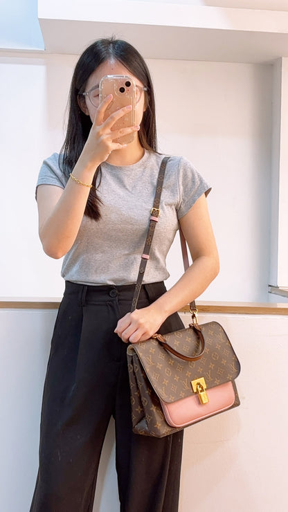 LV Monogram Pink Marignan Messenger Bag