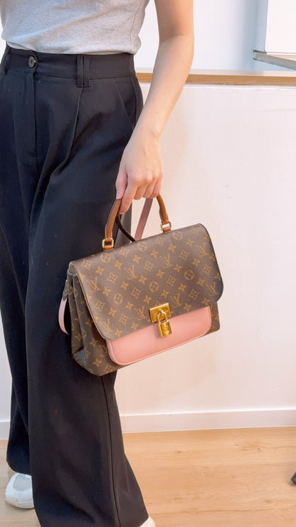 LV Monogram Pink Marignan Messenger Bag