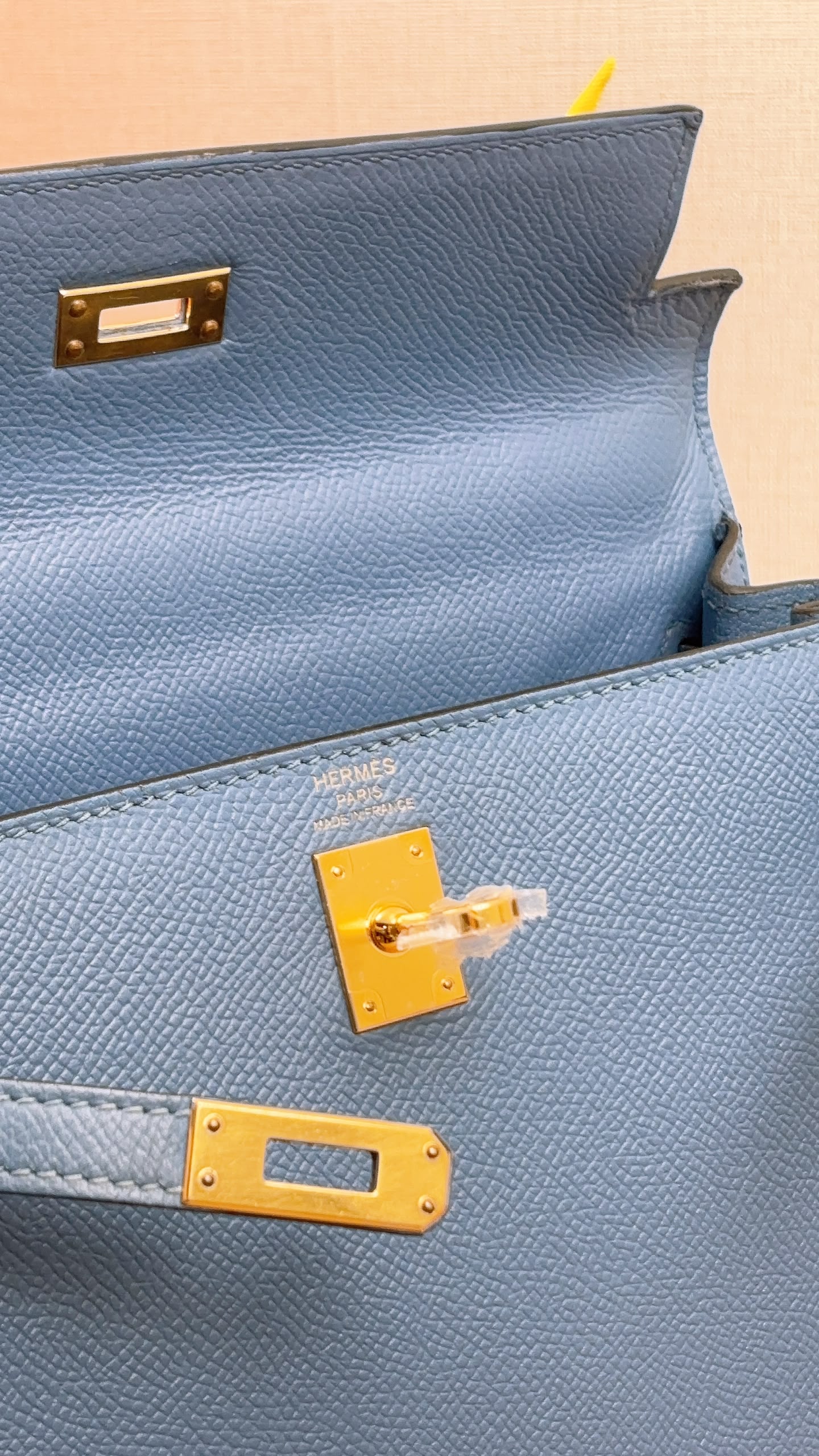 Hermes Blue Azur Epsom Kelly 25 (GHW)