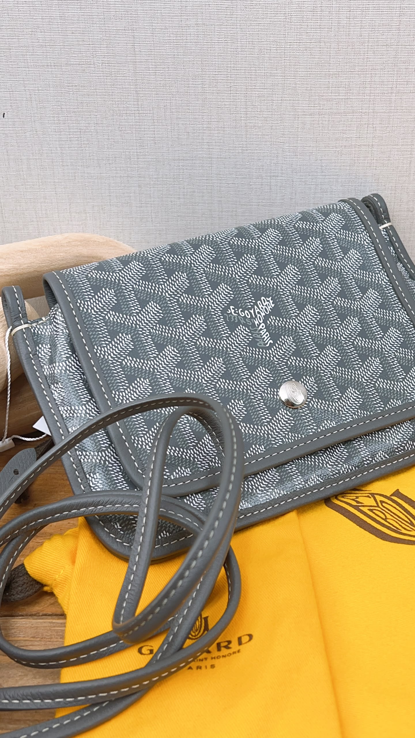 Goyard Grey Plumet Pouch Wallet