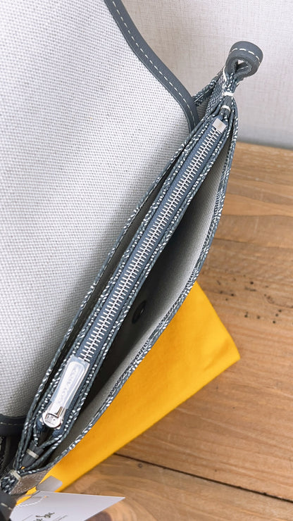 Goyard Grey Plumet Pouch Wallet
