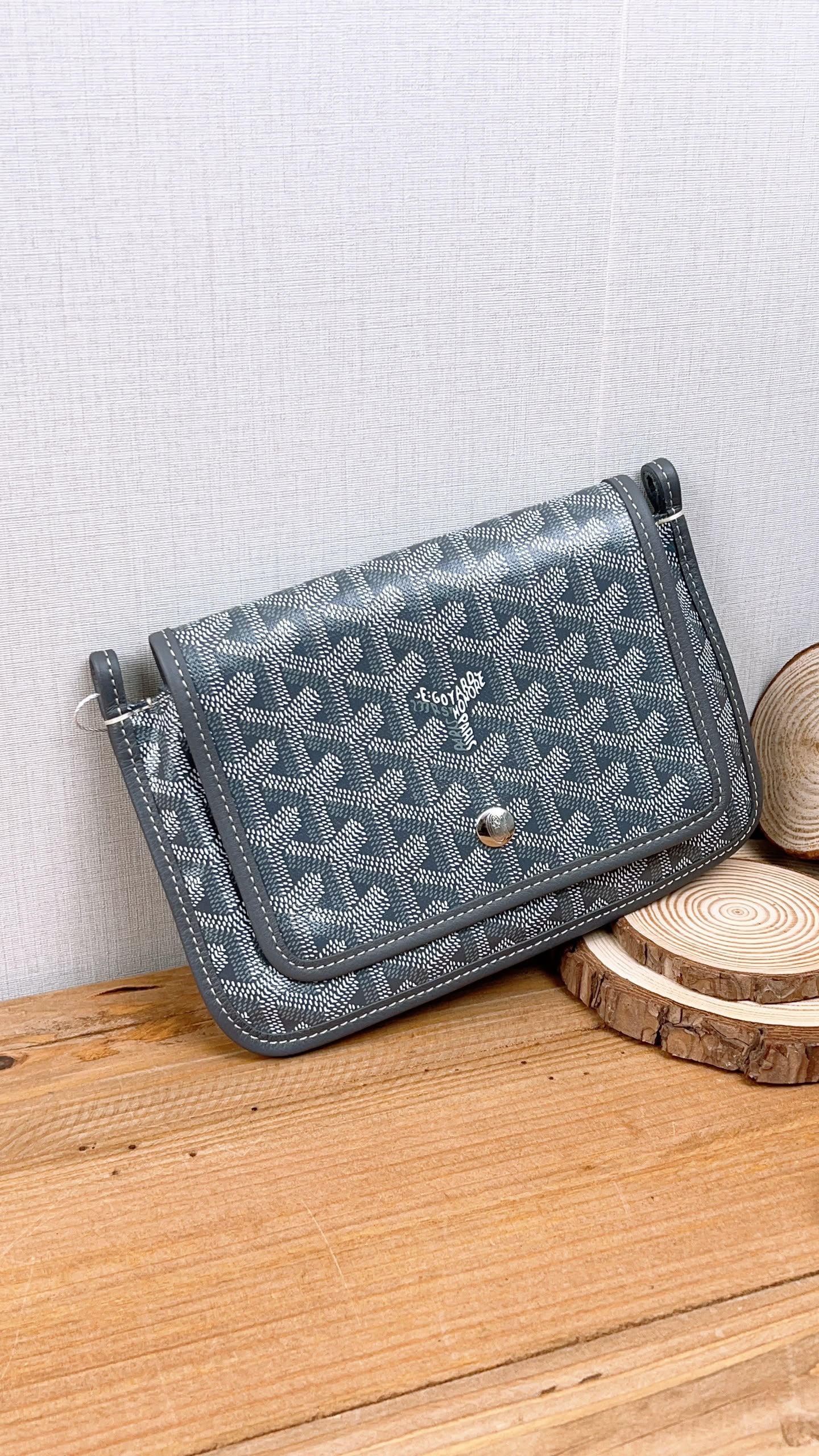 Goyard Grey Plumet Pouch Wallet