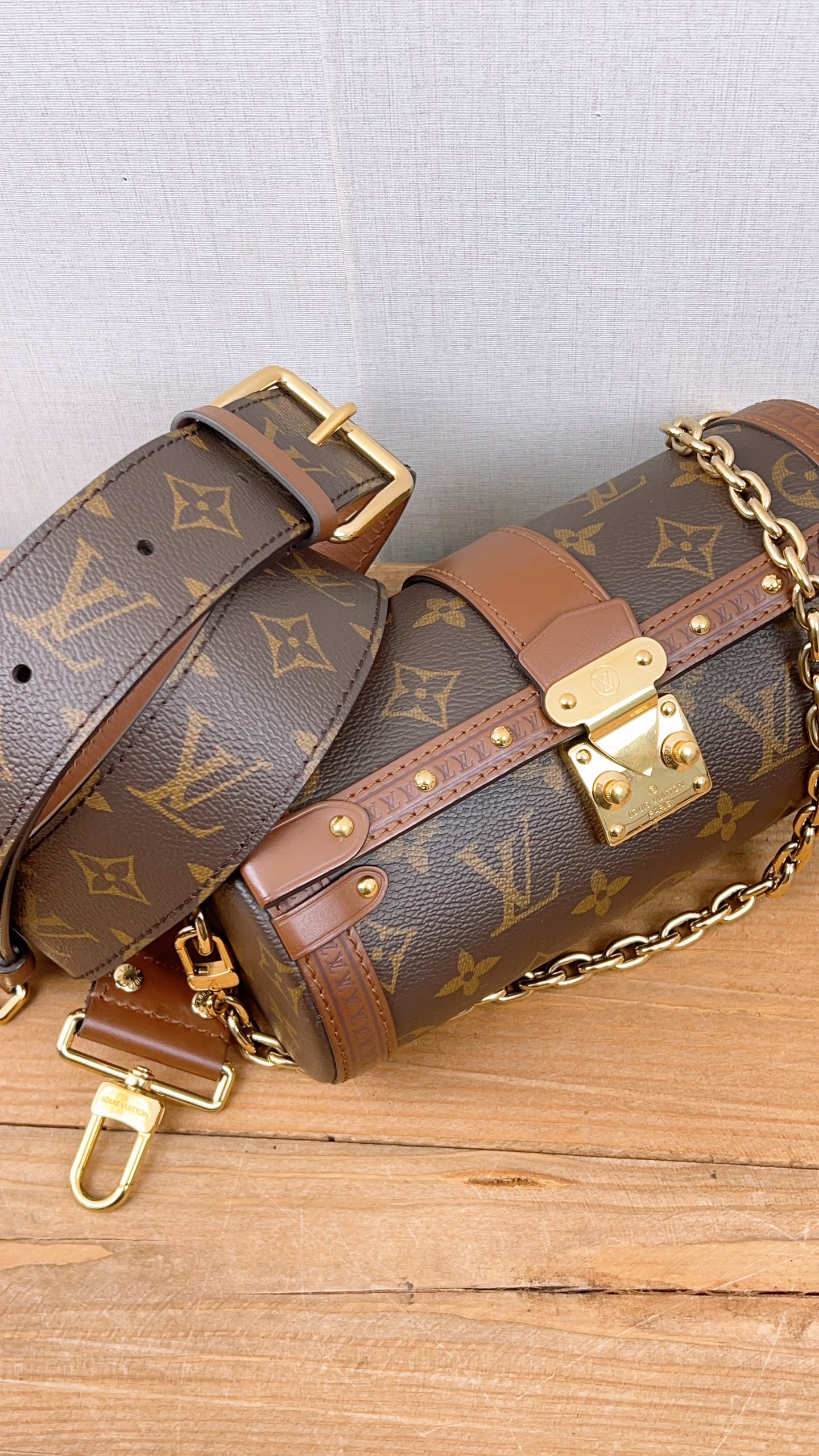 LV Reverse Monogram Papillon Trunk