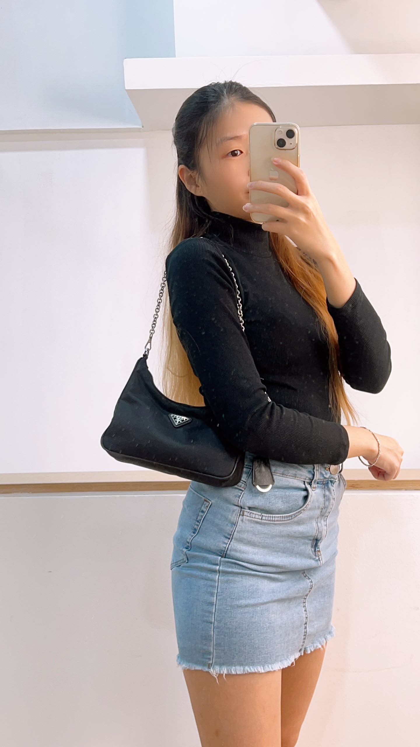 Prada Black Nylon 3in1