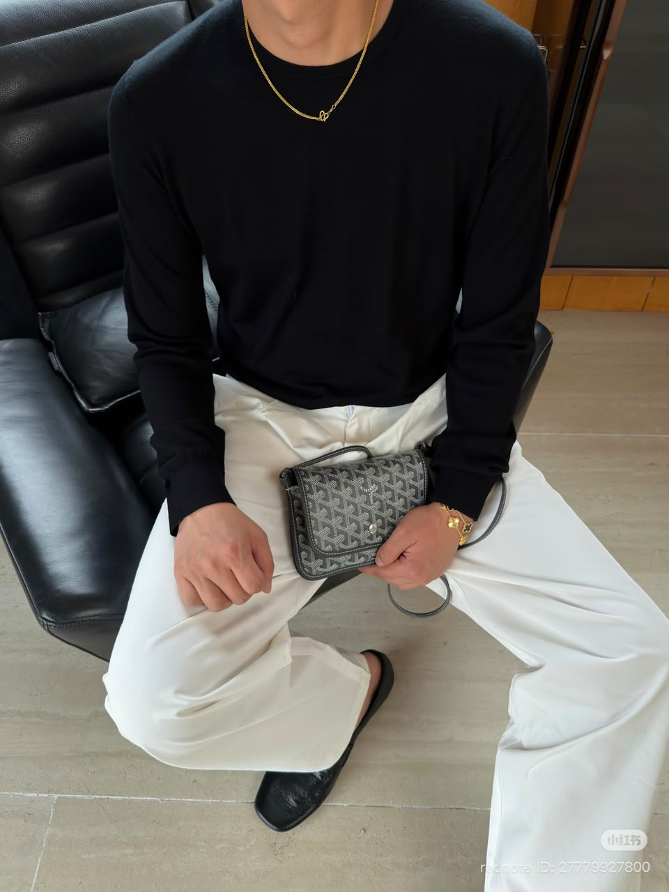 Goyard Grey Plumet Pouch Wallet