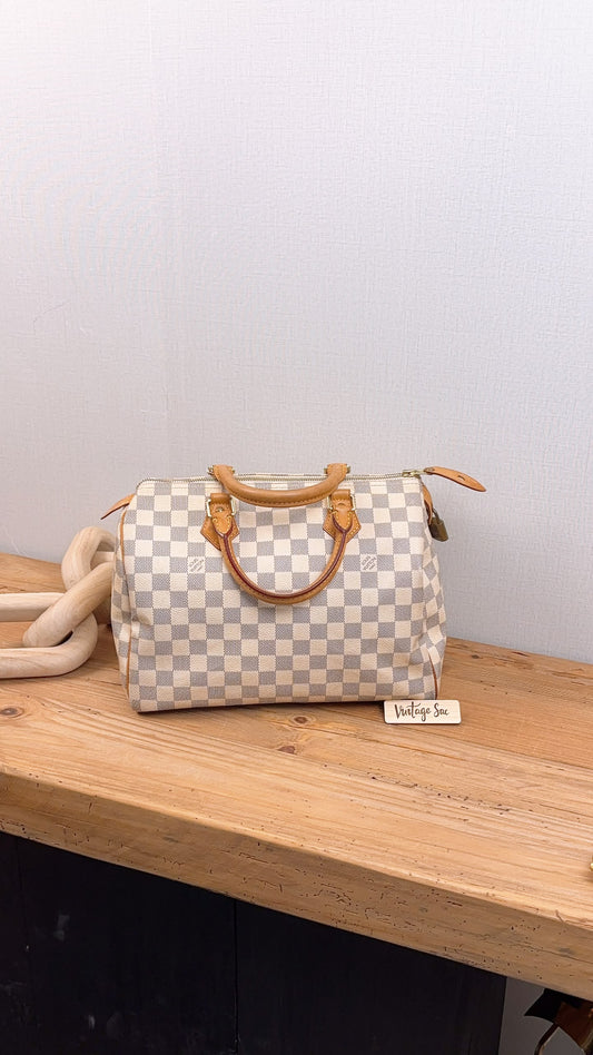 LV Damier Azur Speedy 30