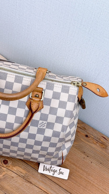 LV Damier Azur Speedy 30