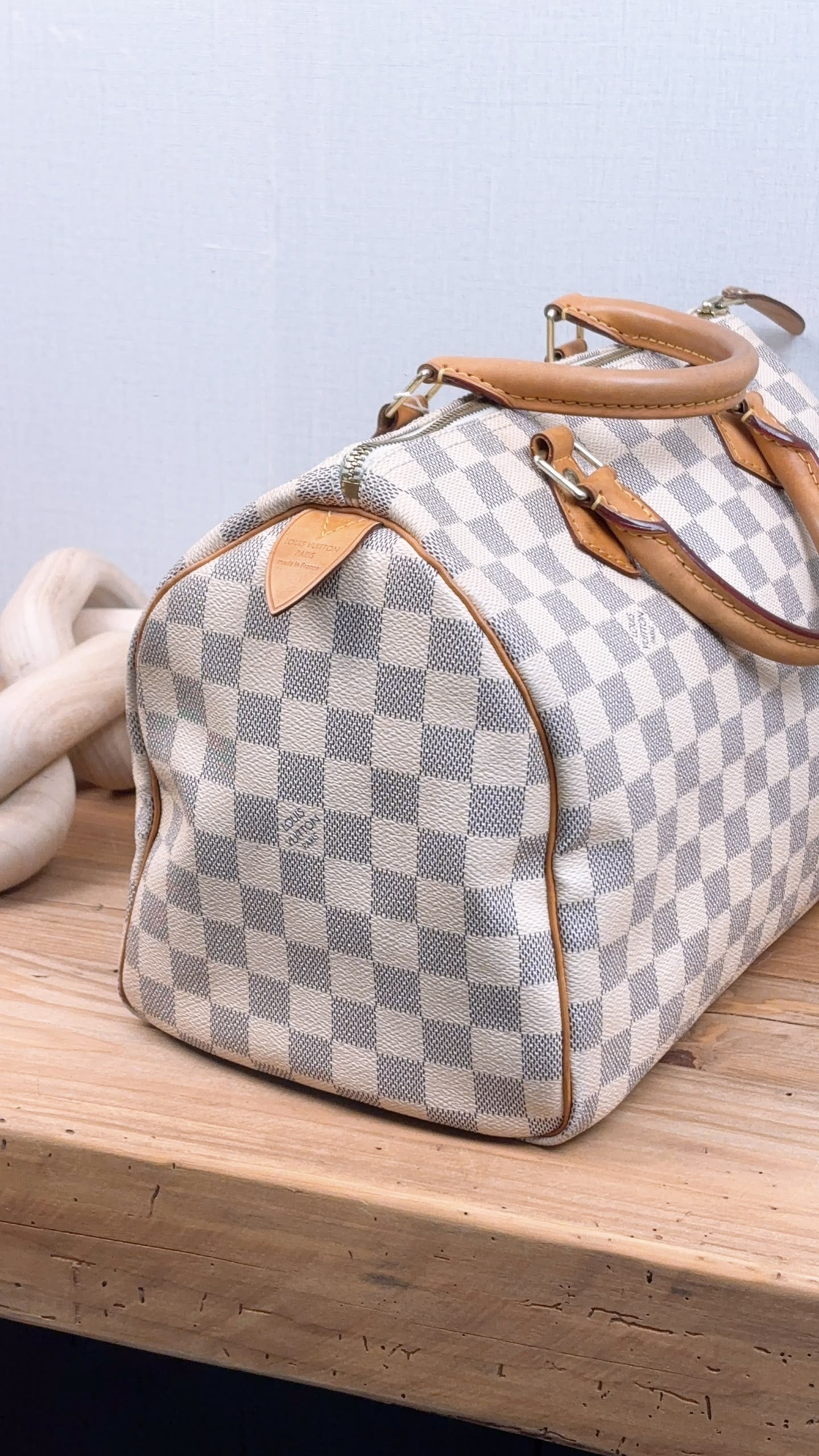 LV Damier Azur Speedy 30
