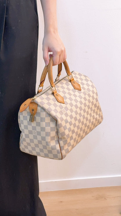 LV Damier Azur Speedy 30