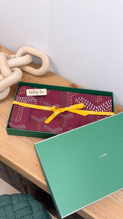 Goyard Bordeaux N’1 Scarf