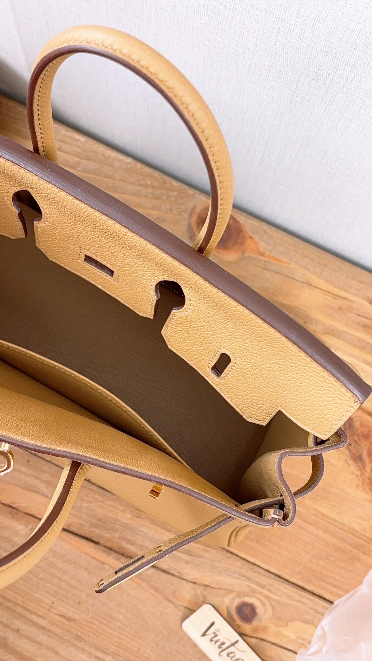 Hermes Biscuit Togo Birkin 25 (GHW)