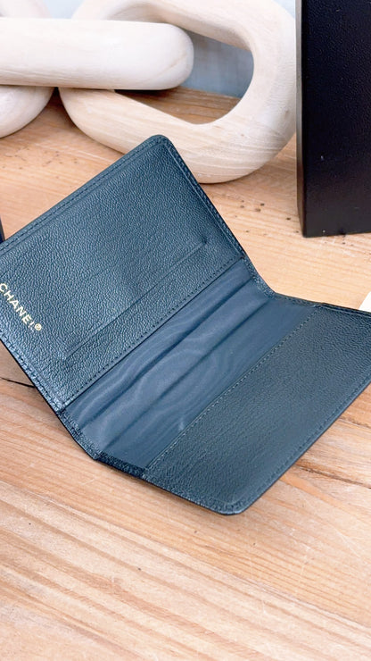 Chanel Black Goatskin Vintage Pocket Organizer (GHW)