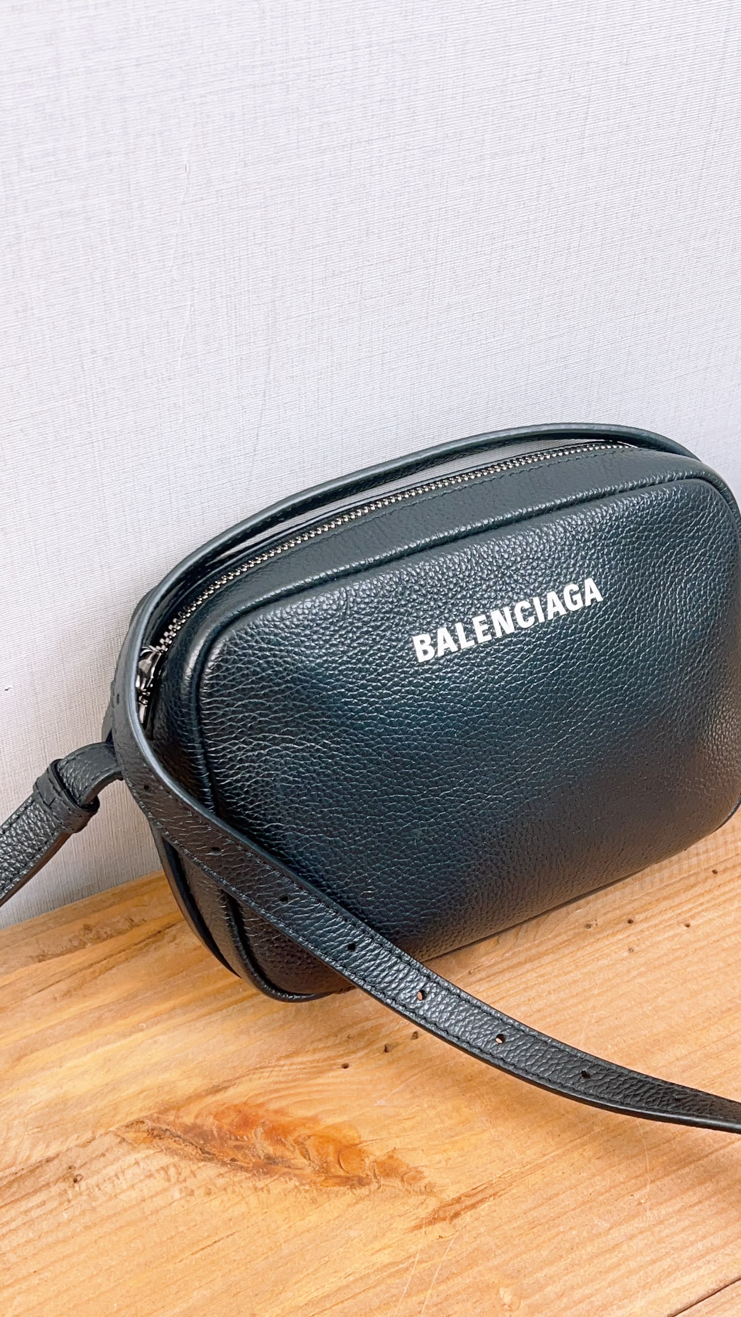 Balenciaga Black Calfskin Everyday Camera Bag