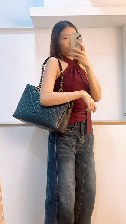 Chanel Black Caviar GST (GHW)
