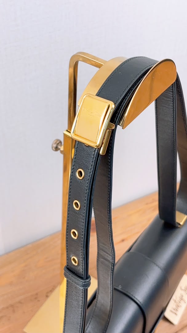 Dior Black Calfskin Montaigne 30 (GHW)